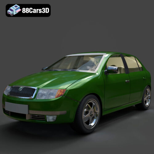 Skoda Fabia 2023 3D Model