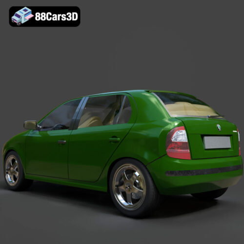 Skoda Fabia 2023 3D Model