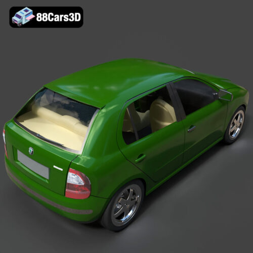 Skoda Fabia 2023 3D Model