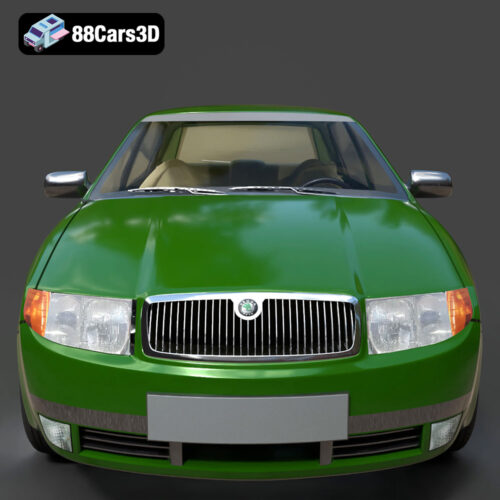 Skoda Fabia 2023 3D Model