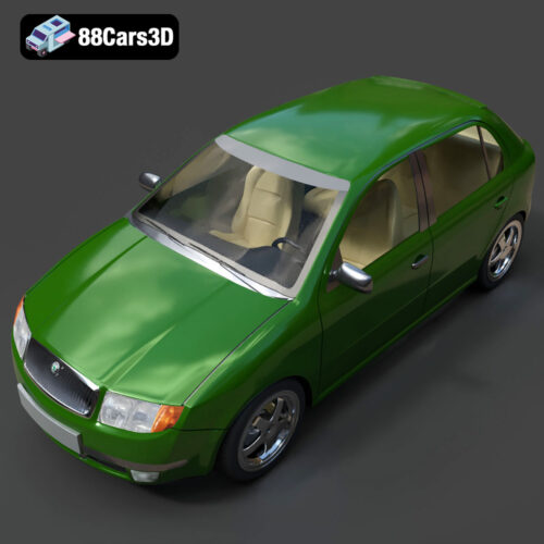 Skoda Fabia 2023 3D Model