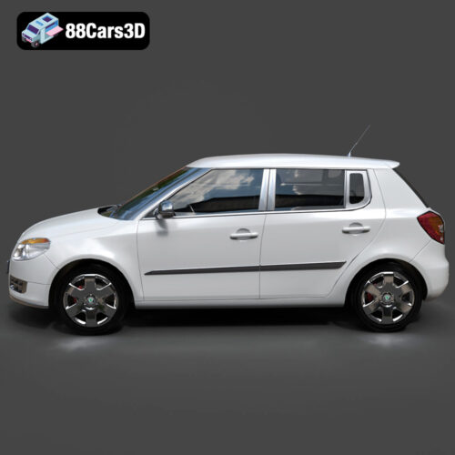 Skoda Fabia 2007 3D Model
