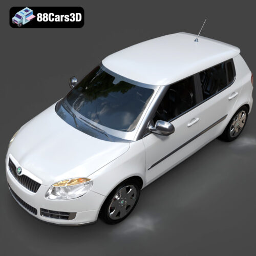 Skoda Fabia 2007 3D Model