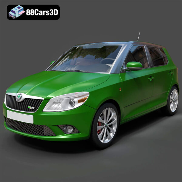Skoda Fabia RS 2011 3D Model