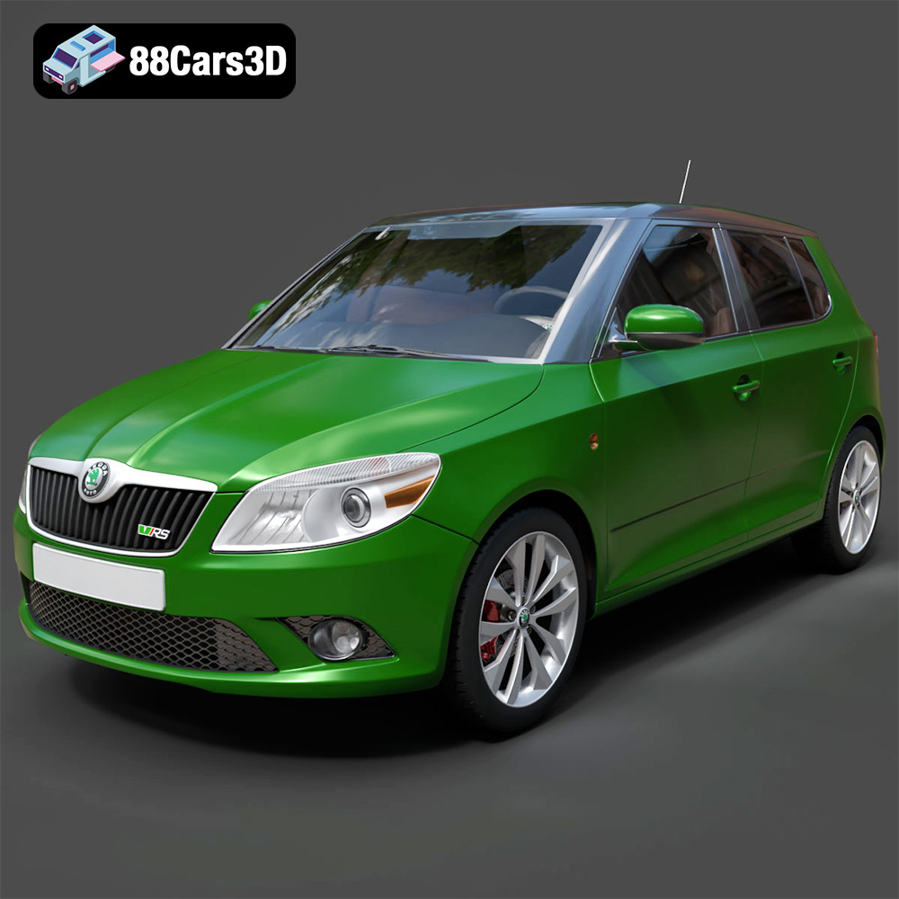 Skoda Fabia RS 2011 3D Model