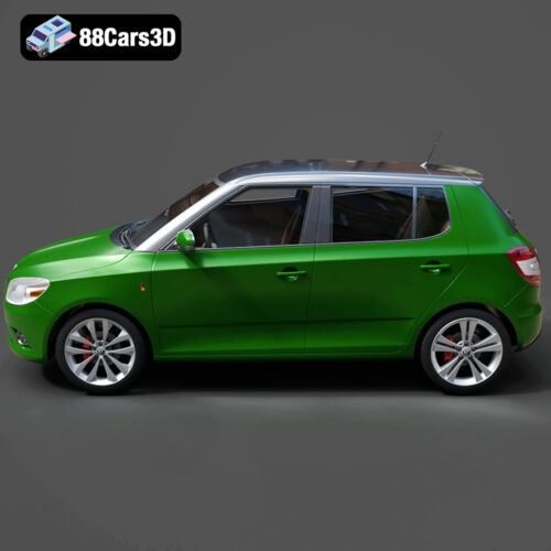 Skoda Fabia RS 2011 3D Model