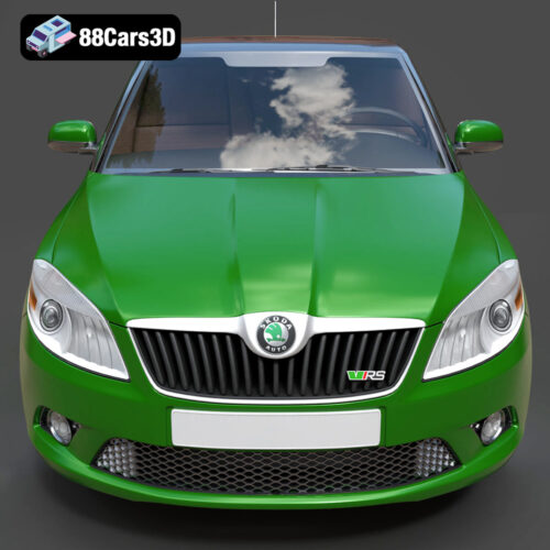 Skoda Fabia RS 2011 3D Model