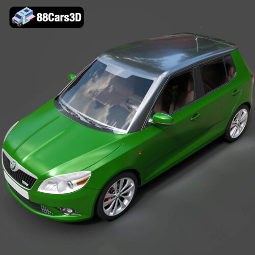 Skoda Fabia RS 2011 3D Model