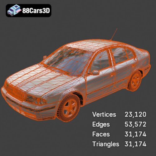 Skoda Octavia 1997 3D Model