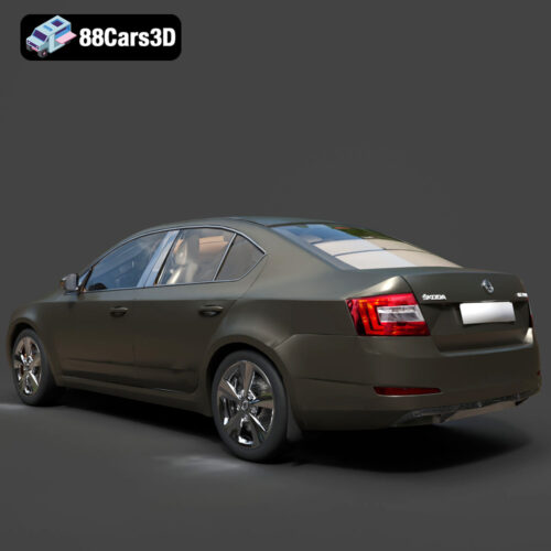 Skoda Octavia A7 2017 3D Model