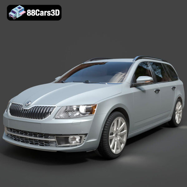 Skoda Octavia Combi 3D Model