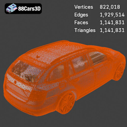 Skoda Octavia Combi 3D Model