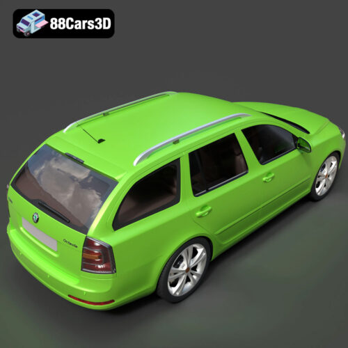 Skoda Octavia RS Combi 2010 3D Model
