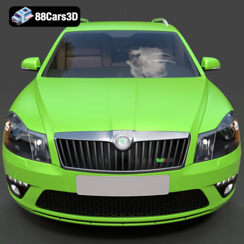 Skoda Octavia RS Combi 2010 3D Model