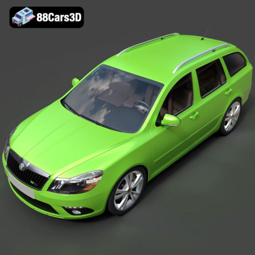 Skoda Octavia RS Combi 2010 3D Model