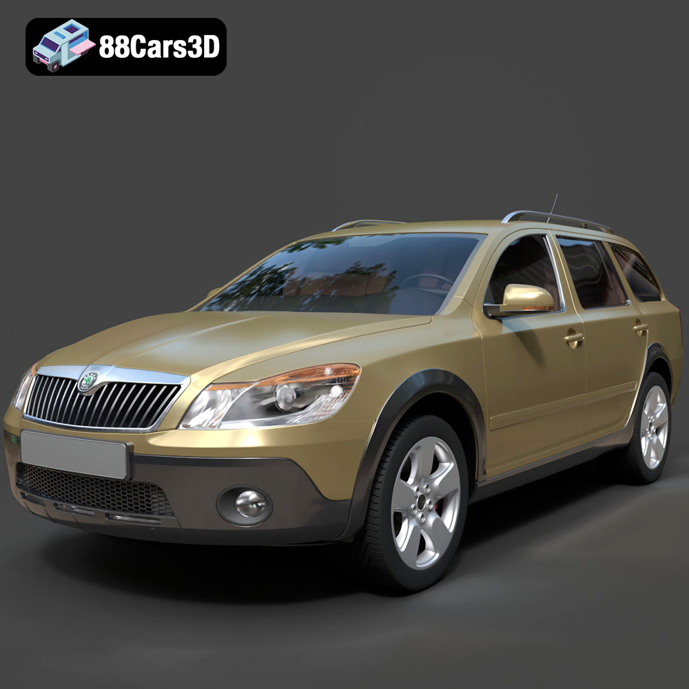 Skoda Octavia Scout 3D Model