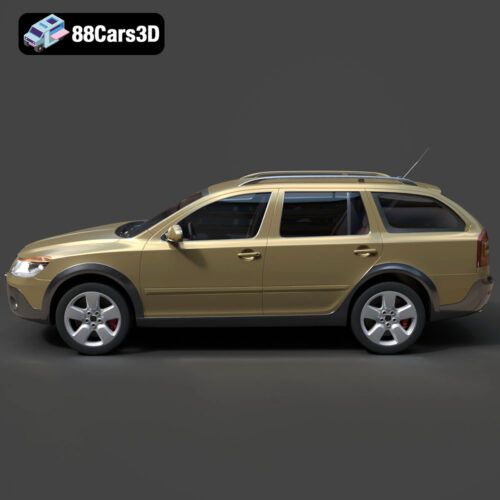 Skoda Octavia Scout 3D Model - Gallery Image 4 Skoda Octavia Scout 3D Model
