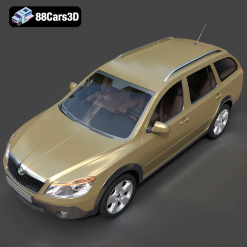 Skoda Octavia Scout 3D Model - Gallery Image 6 Skoda Octavia Scout 3D Model
