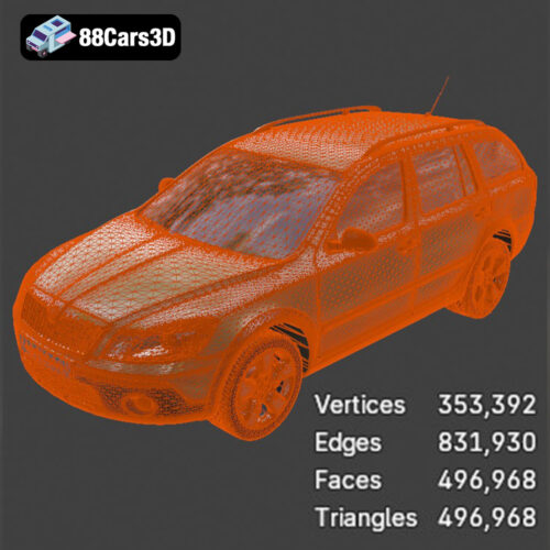 Skoda Octavia Scout 3D Model - Gallery Image 7 Skoda Octavia Scout 3D Model