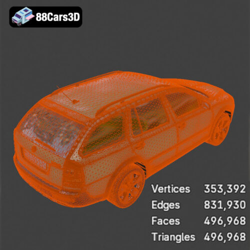 Skoda Octavia Scout 3D Model - Gallery Image 3 Skoda Octavia Scout 3D Model