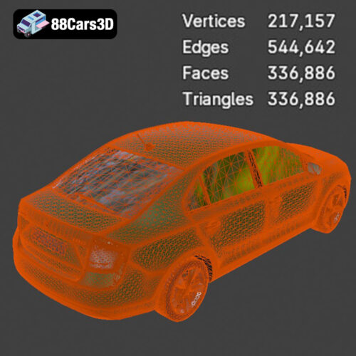 Skoda Rapid 2013 3D Model