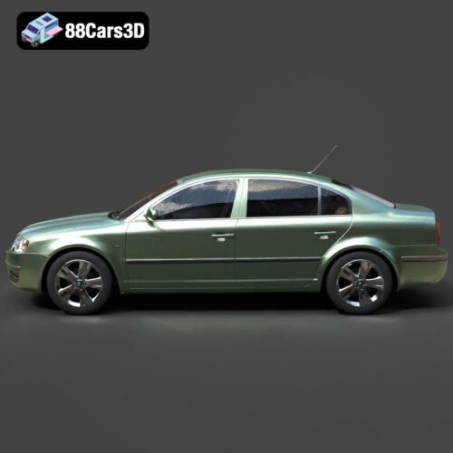 Skoda Superb 2006 3D Model
