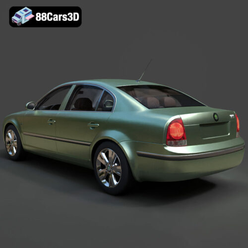 Skoda Superb 2006 3D Model