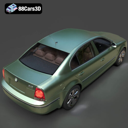 Skoda Superb 2006 3D Model
