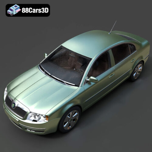 Skoda Superb 2006 3D Model