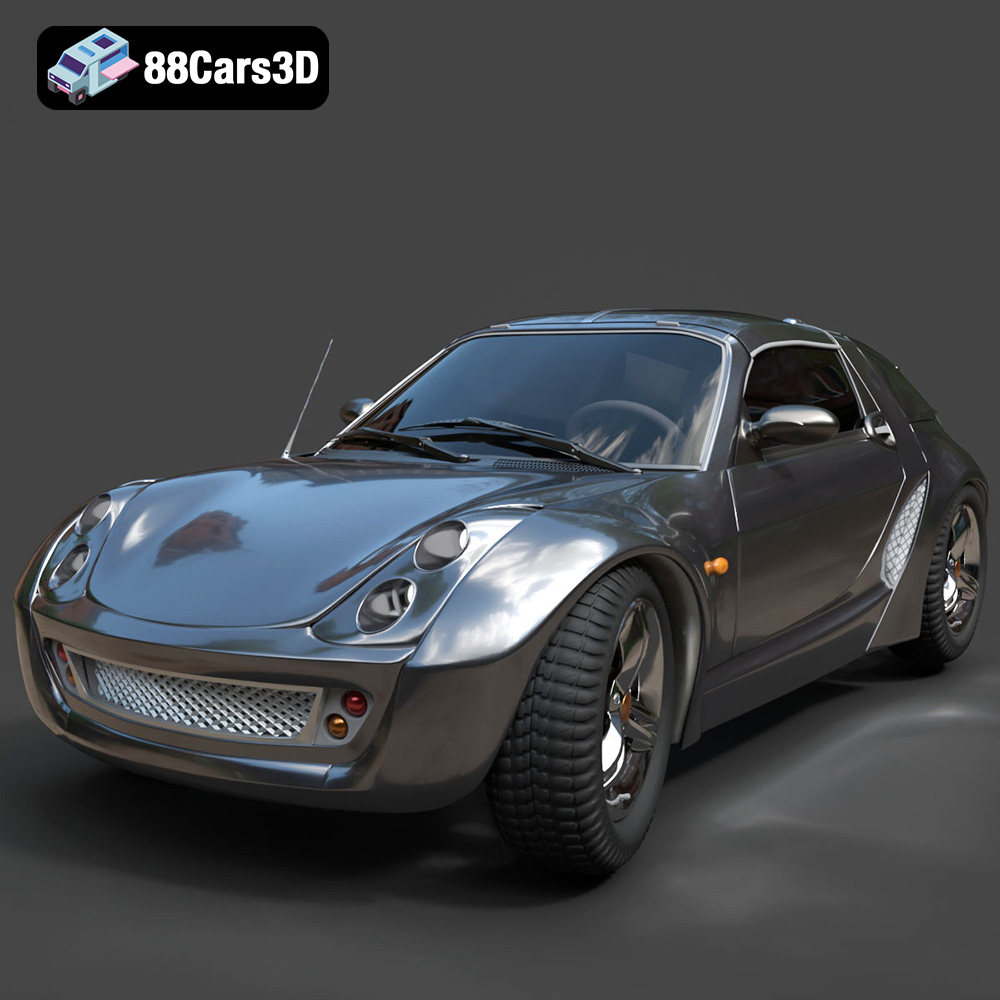 Smart Roadster 2003 3D Model