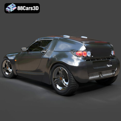 Smart Roadster 2003 3D Model