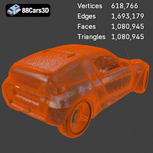 Smart Roadster 2003 3D Model