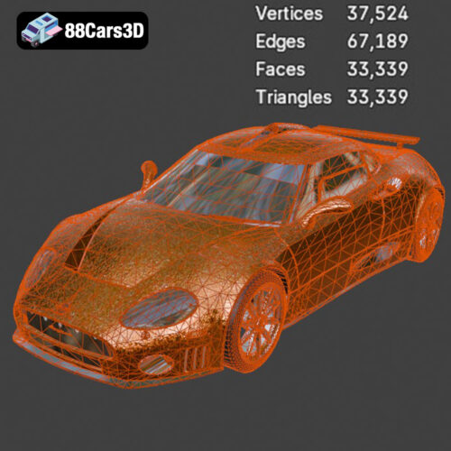 Spyker C8-007 2004 3D Model