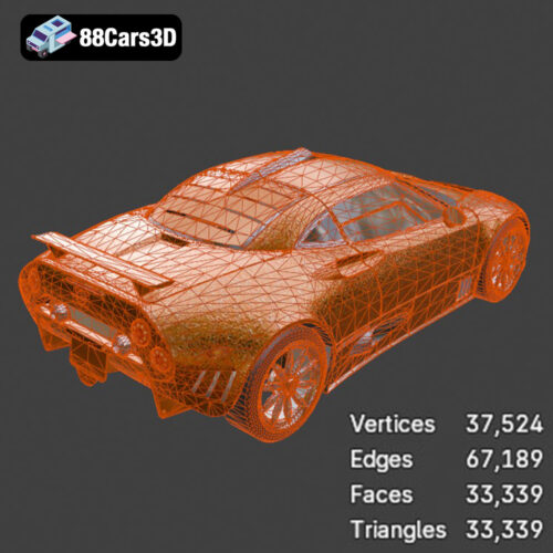 Spyker C8-007 2004 3D Model