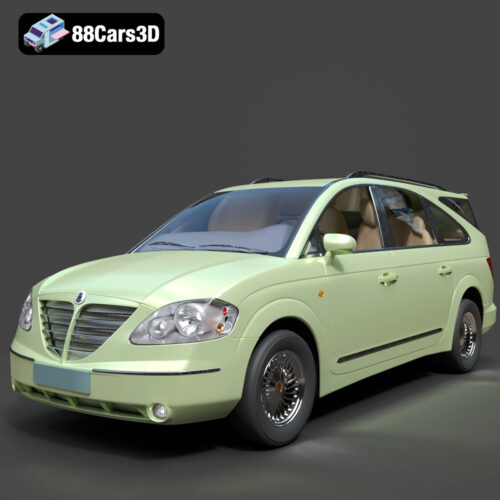 SsangYong Rodius 2007 3D Model - Main Image SsangYong Rodius 2007 3D Model