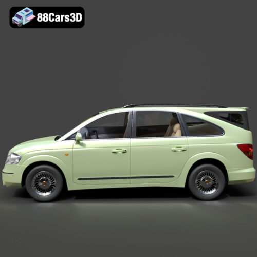 SsangYong Rodius 2007 3D Model - Gallery Image 4 SsangYong Rodius 2007 3D Model
