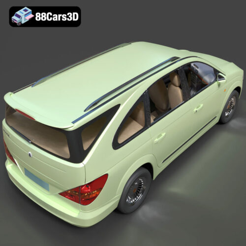 SsangYong Rodius 2007 3D Model - Gallery Image 3 SsangYong Rodius 2007 3D Model