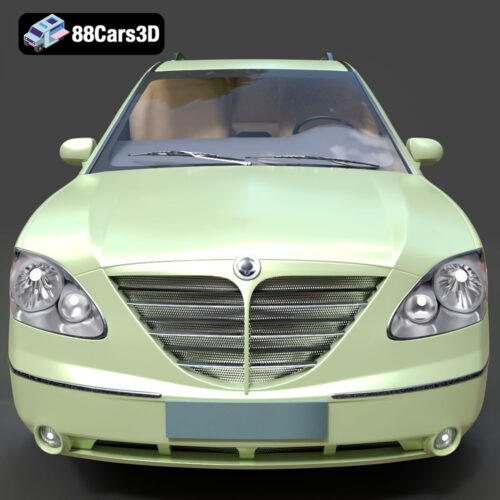SsangYong Rodius 2007 3D Model - Gallery Image 7 SsangYong Rodius 2007 3D Model