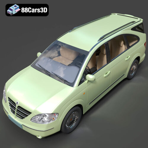 SsangYong Rodius 2007 3D Model - Gallery Image 5 SsangYong Rodius 2007 3D Model