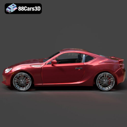Subaru BRZ 2025 3D Model - Gallery Image 2 Subaru BRZ 2025 3D Model