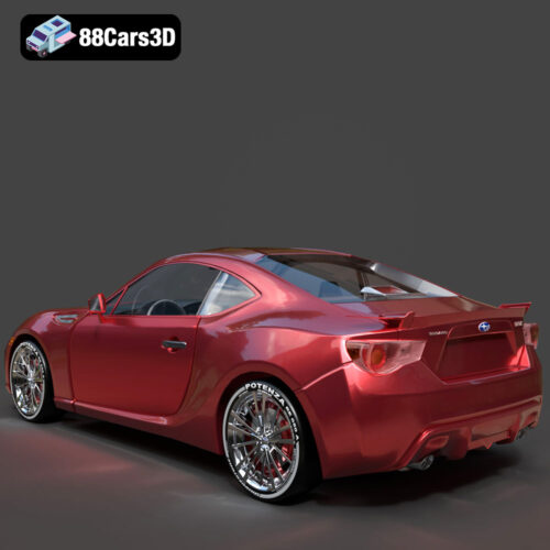 Subaru BRZ 2025 3D Model - Gallery Image 1 Subaru BRZ 2025 3D Model
