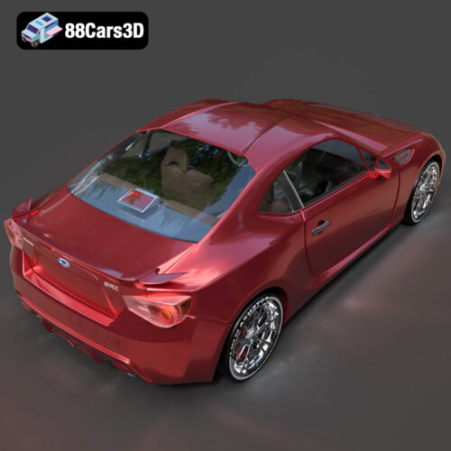 Subaru BRZ 2025 3D Model - Gallery Image 3 Subaru BRZ 2025 3D Model