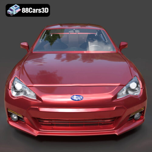 Subaru BRZ 2025 3D Model - Gallery Image 5 Subaru BRZ 2025 3D Model