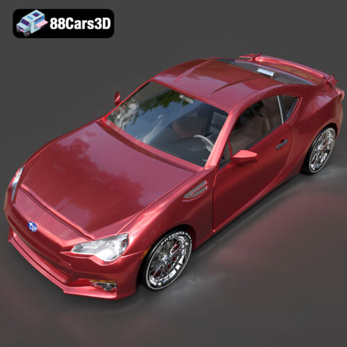 Subaru BRZ 2025 3D Model - Gallery Image 7 Subaru BRZ 2025 3D Model