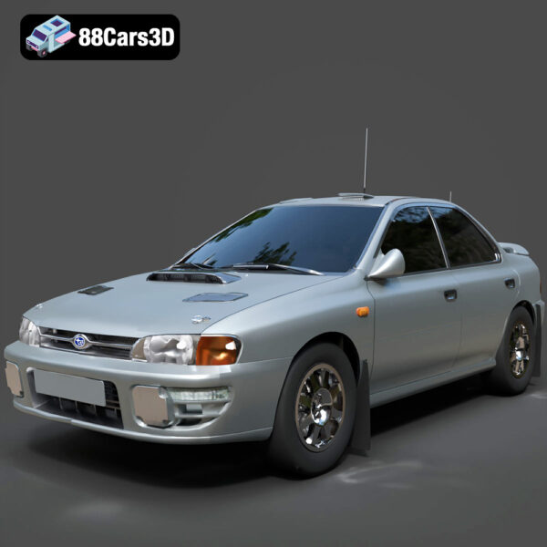 Subaru Impreza 1992 3D Model