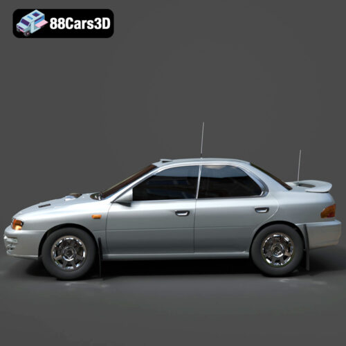 Subaru Impreza 1992 3D Model