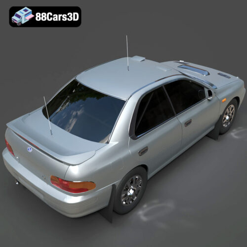 Subaru Impreza 1992 3D Model