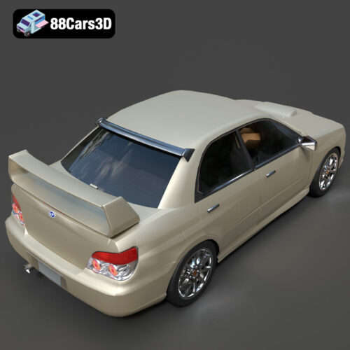 Subaru Impreza 2005 3D Model