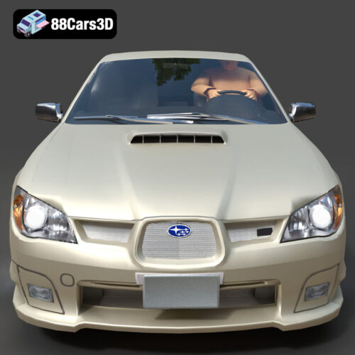 Subaru Impreza 2005 3D Model