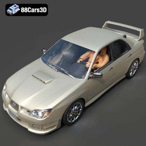 Subaru Impreza 2005 3D Model